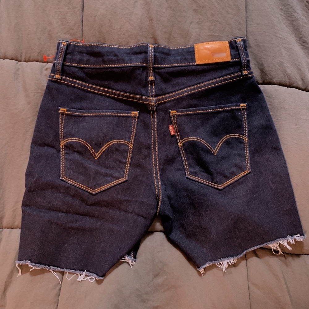 Levi’s High rise jean shorts